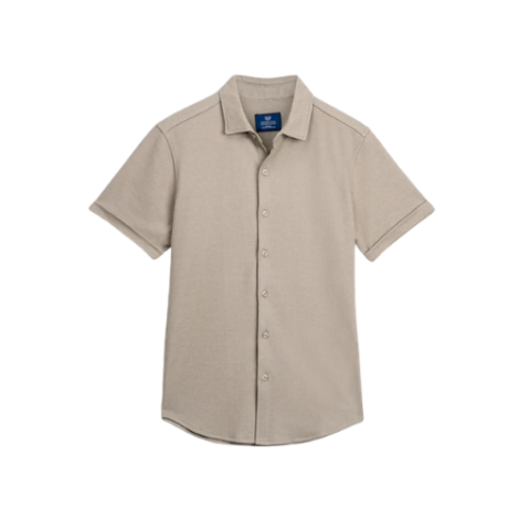 SELF JACQUARD STRIPED CASUAL SHIRT